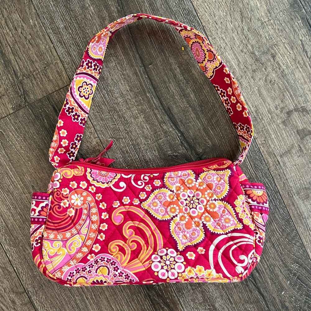 Vera Bradley Raspberry Fizz Shoulder Bag *Retired Print*